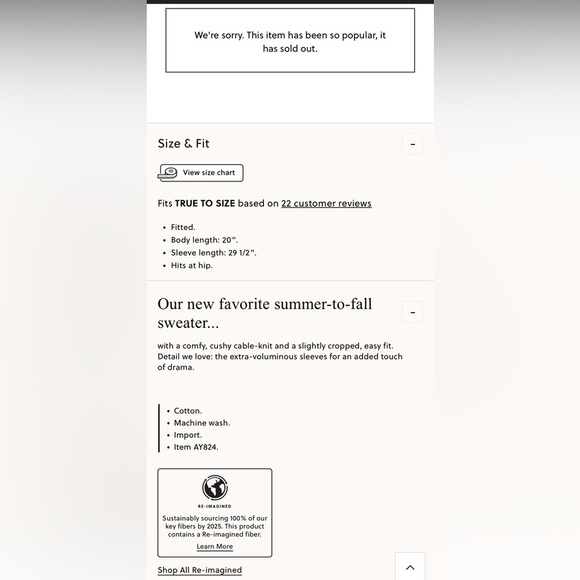 J.Crew NWOT relaxed fit Cable knit crewneck sweater szL - Picture 3 of 6